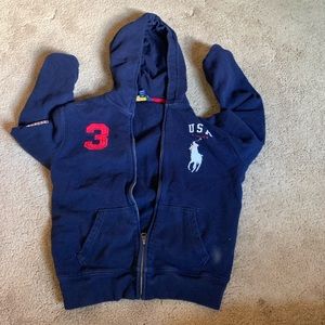 US Polo jacket , boys size 10/12